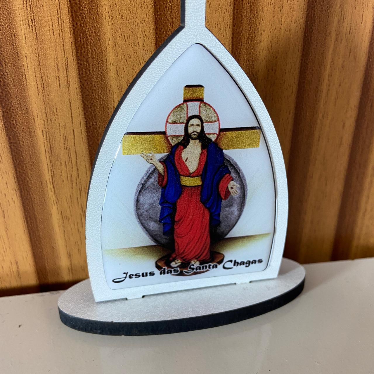 CAPELA MDF DESMONTÁVEL SANTAS CHAGAS 11CM (1 UNIDADE)
