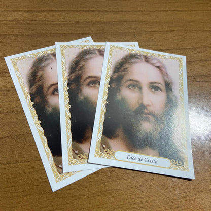 FOLHETO DE ORAÇÃO FACE DE CRISTO (300 UNIDADES)