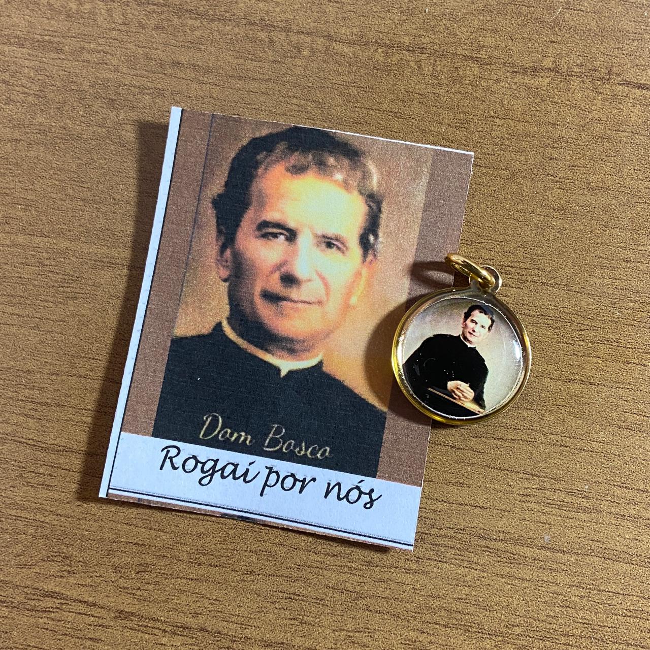 MEDALHA DUPLA FACE DOM BOSCO (12 UNIDADES)