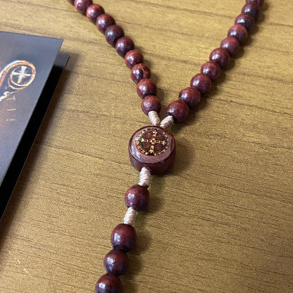 TERÇO DE MADEIRA SÃO BENTO 06MM (3 UNIDADES)