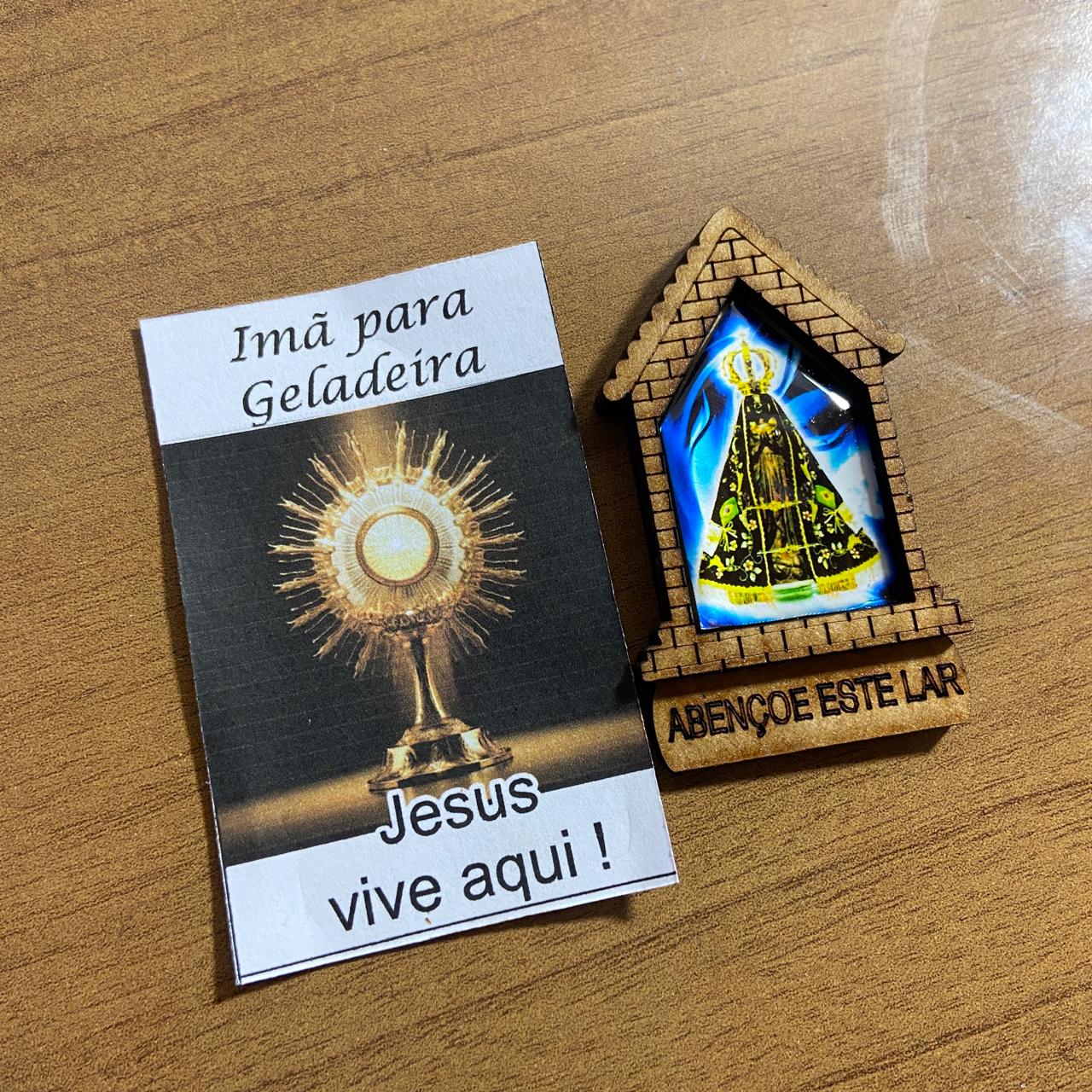 IMÃ MDF CASA NOSSA SENHORA APARECIDA (3 UNIDADES)