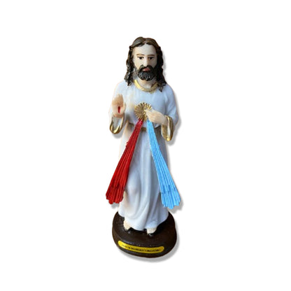 IMAGEM DE RESINA NACIONAL JESUS MISERICORDIOSO 15CM (1 UNIDADE)