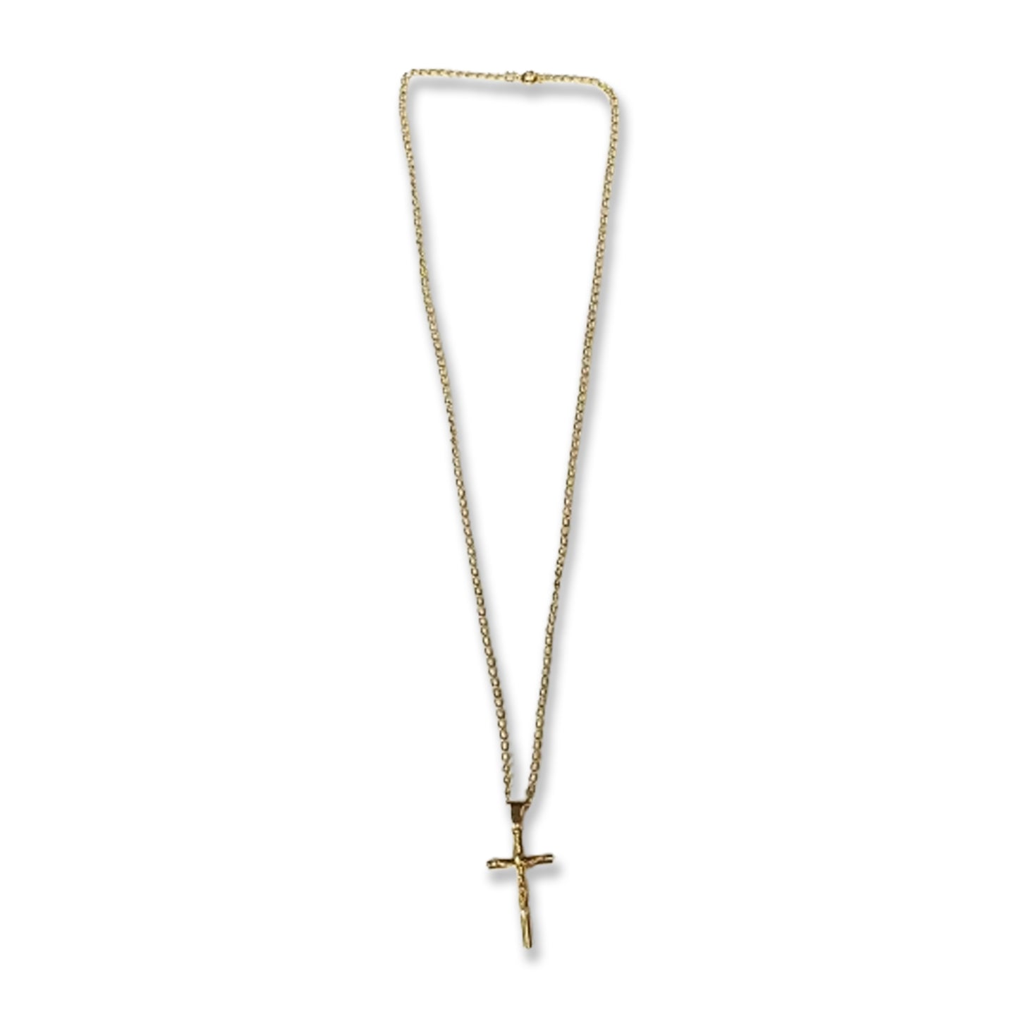 CORRENTE DOURADA COM CRUCIFIXO MOD2   (1 UNIDADE)