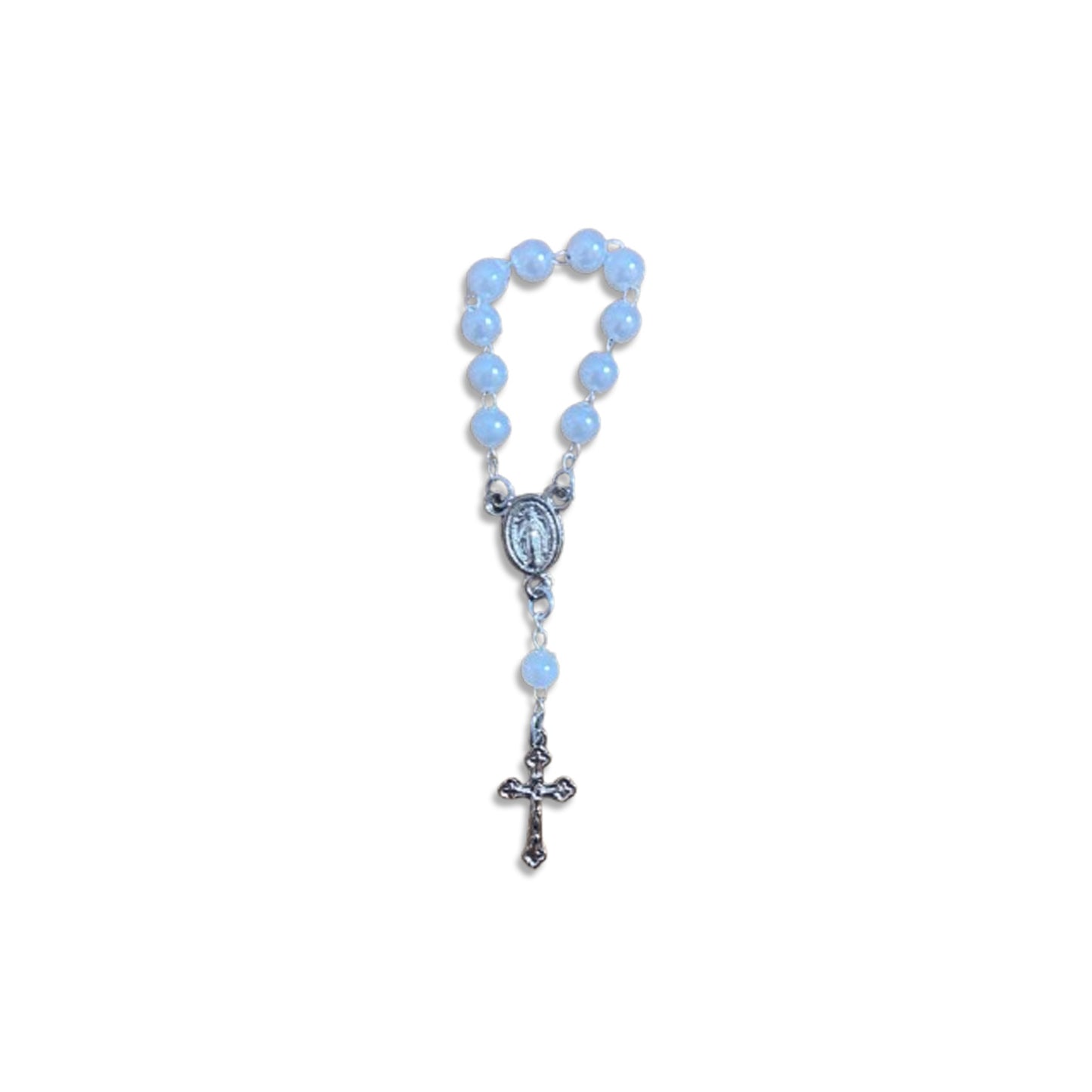 DEZENA DE DEDO PEROLA BRANCA 6MM (12 UNIDADES)