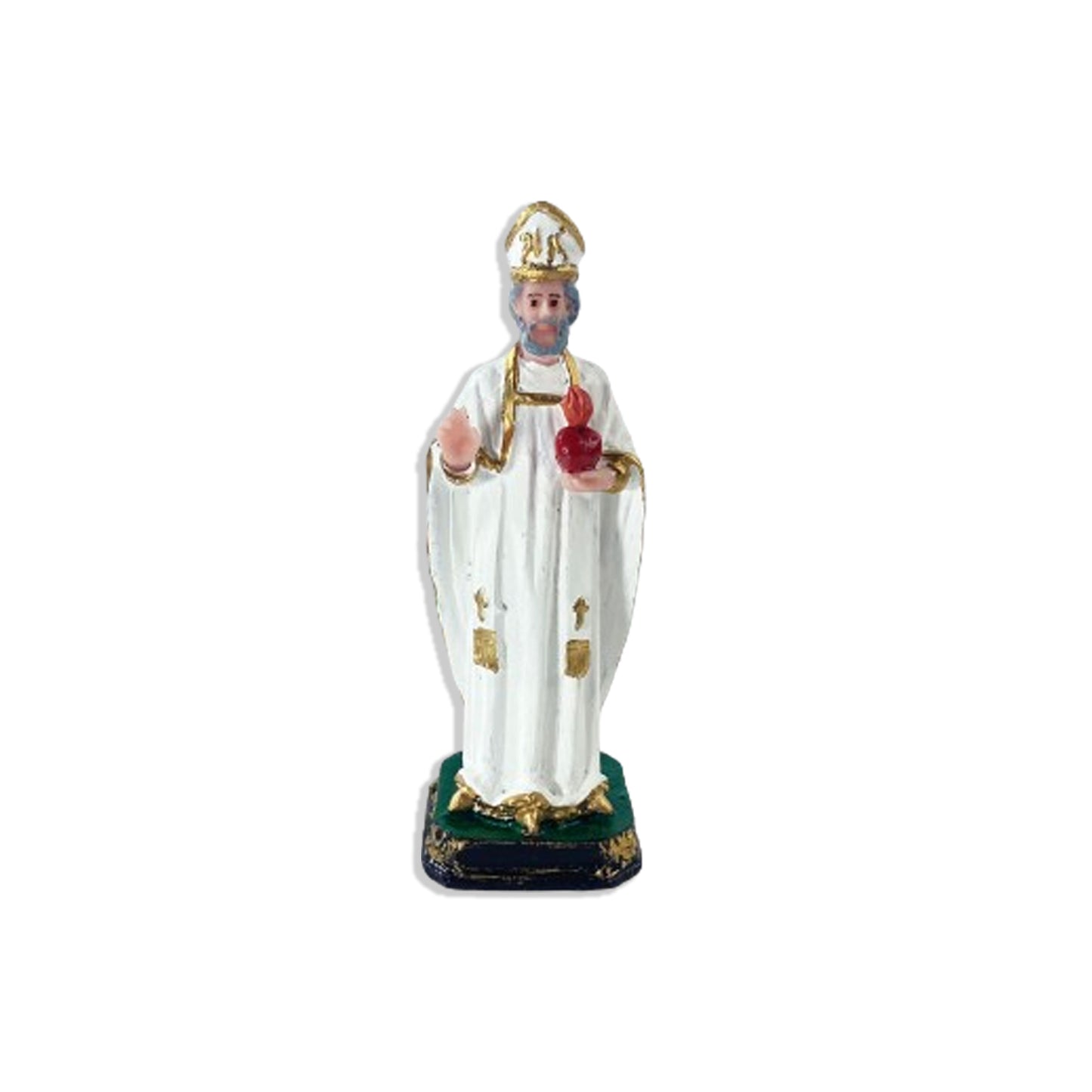 IMAGEM DE RESINA NACIONAL SANTO AGOSTINHO 13CM MOD2 (1 UNIDADE)