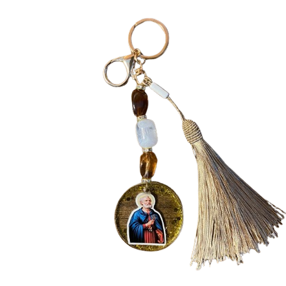 CHAVEIRO DE PEDRARIAS SÃO PEDRO  EM RESINA (1 UNIDADE)