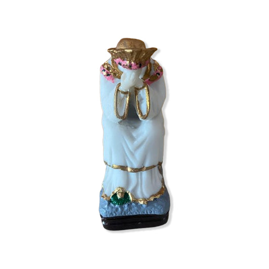 IMAGEM DE RESINA NACIONAL NOSSA SENHORA DE SALETTE CHORANDO 11CM (1 UNIDADE)