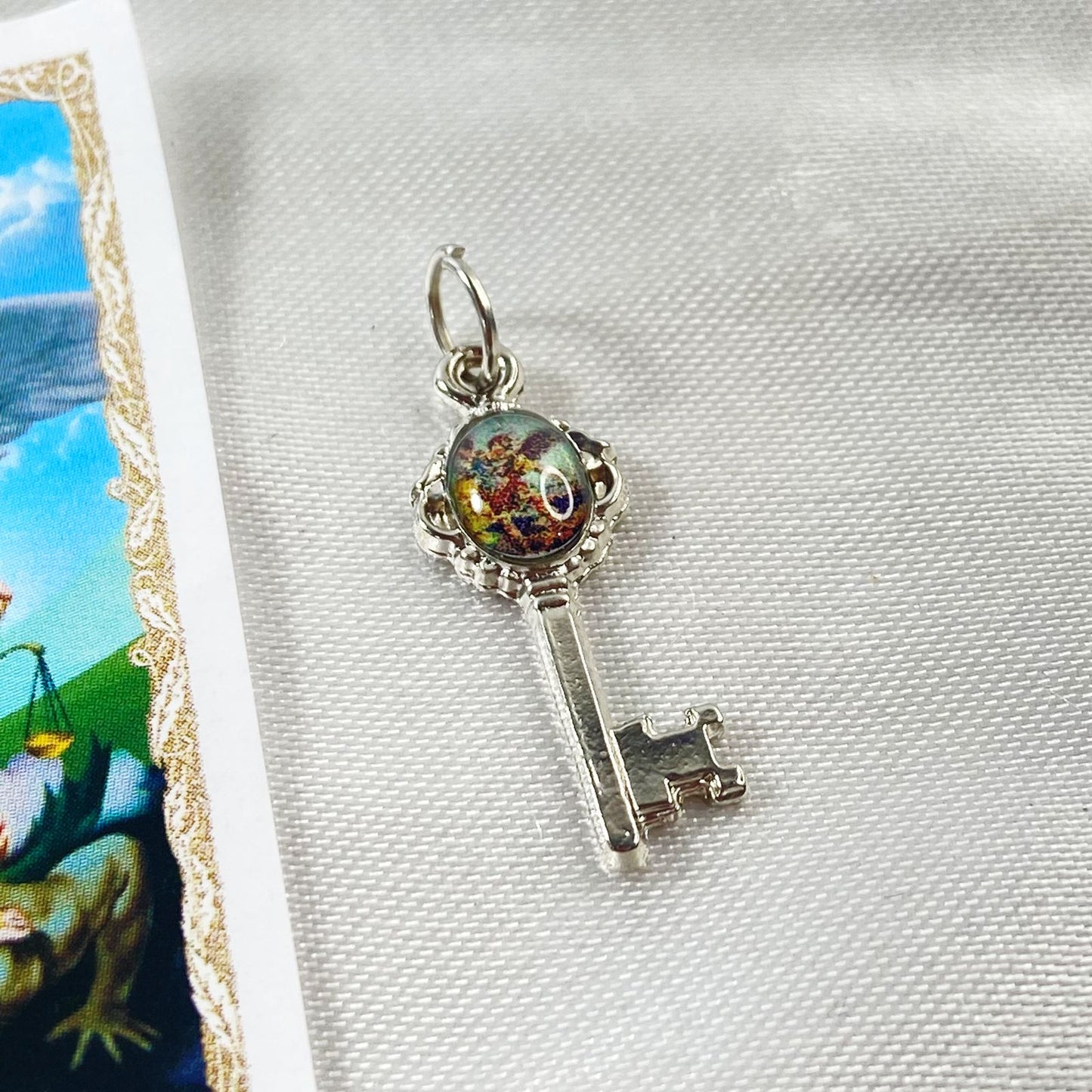 CHAVE MEDALHA PÍCOLA SÃO MIGUEL (12 UNIDADES)