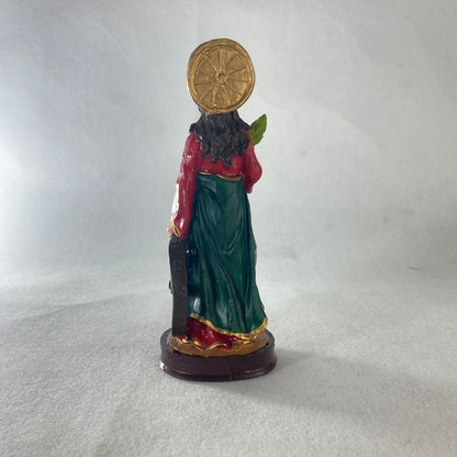 IMAGEM DE RESINA NACIONAL SANTA CATARINA 15CM (1 UNIDADE)