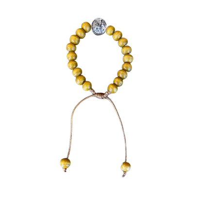 PULSEIRA DE MADEIRA MARROM REGULAVEL SÃO MIGUEL ARCANJO (3 UNIDADES)