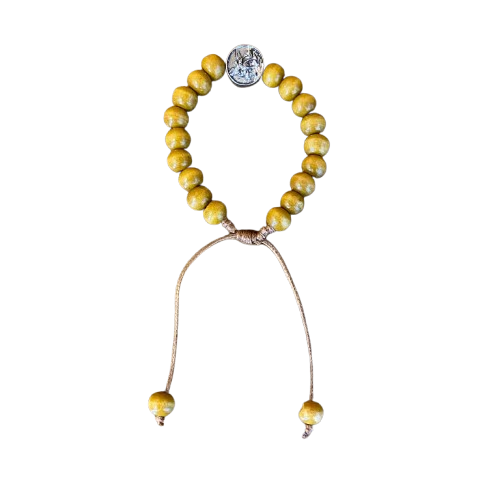 PULSEIRA DE MADEIRA MARROM REGULAVEL SÃO MIGUEL ARCANJO (3 UNIDADES)