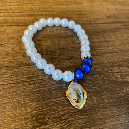 PULSEIRA PÉROLA NOSSA SENHORA DE LOURDES  (01 UNIDADE)