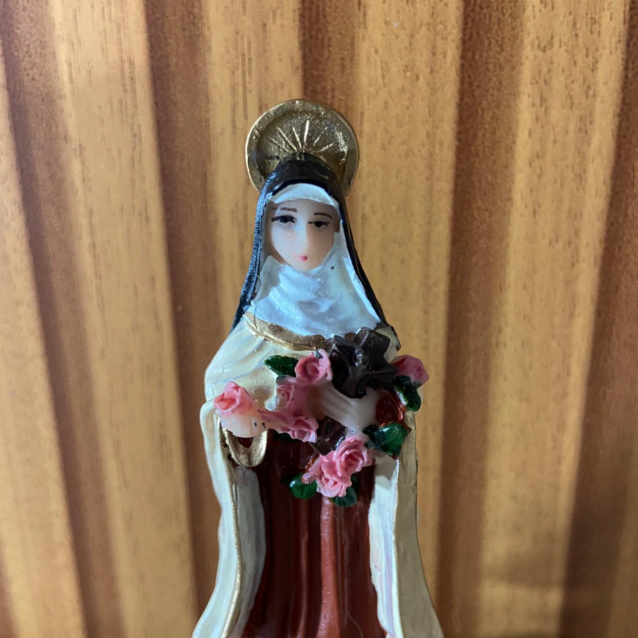 IMAGEM DE RESINA NACIONAL SANTA TERESINHA 11,5CM (1 UNIDADE)