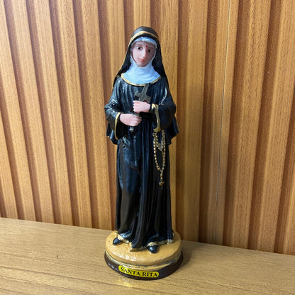 IMAGEM DE RESINA NACIONAL SANTA RITA DE CÁSSIA 20CM (1 UNIDADE)