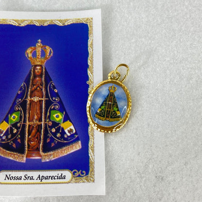 MEDALHA ALUMINIO NOSSA SENHORA APARECIDA (36 UNIDADES)