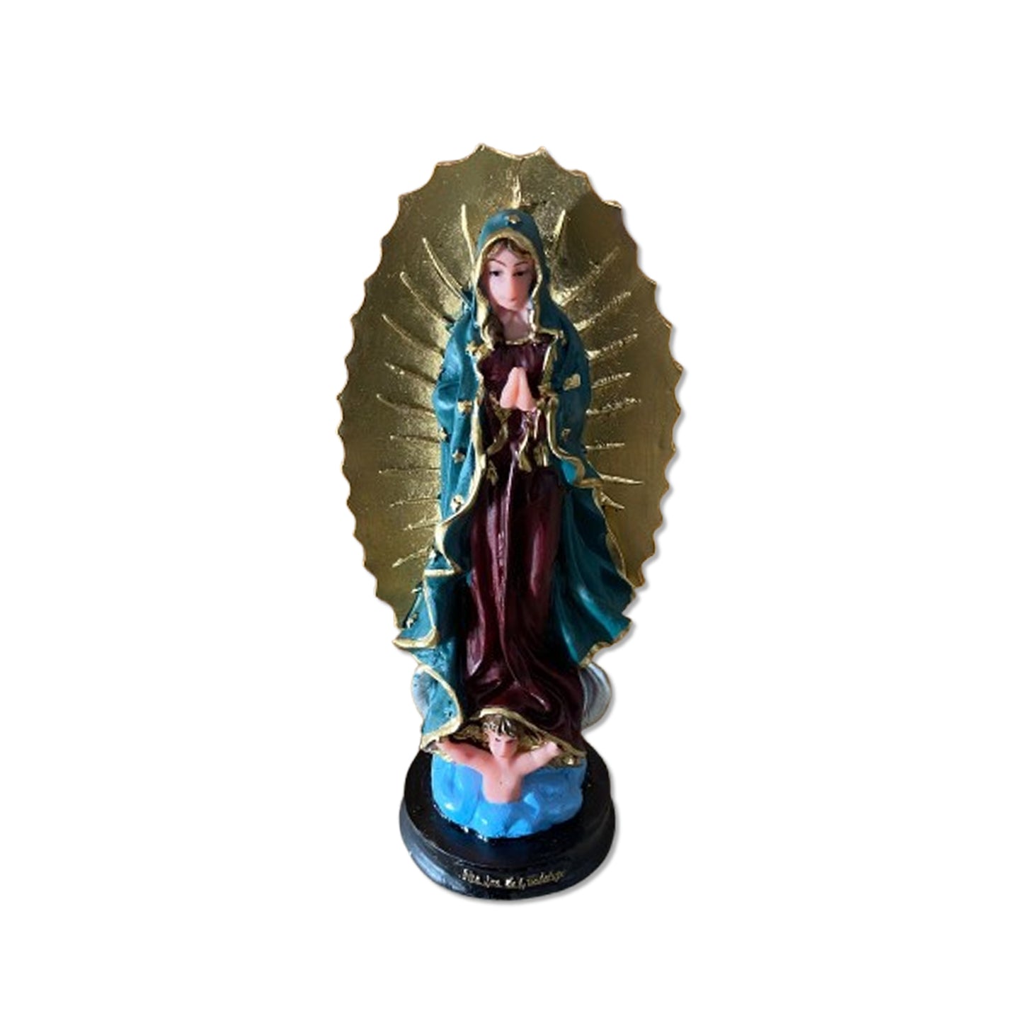 IMAGEM DE RESINA NACIONAL NOSSA SENHORA DE GUADALUPE MOD2 21CM (1 UNIDADE)