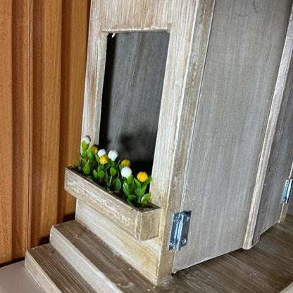 ORATÓRIO MDF COM PORTA PARA IMAGEM DE 30CM (1 UNIDADE)