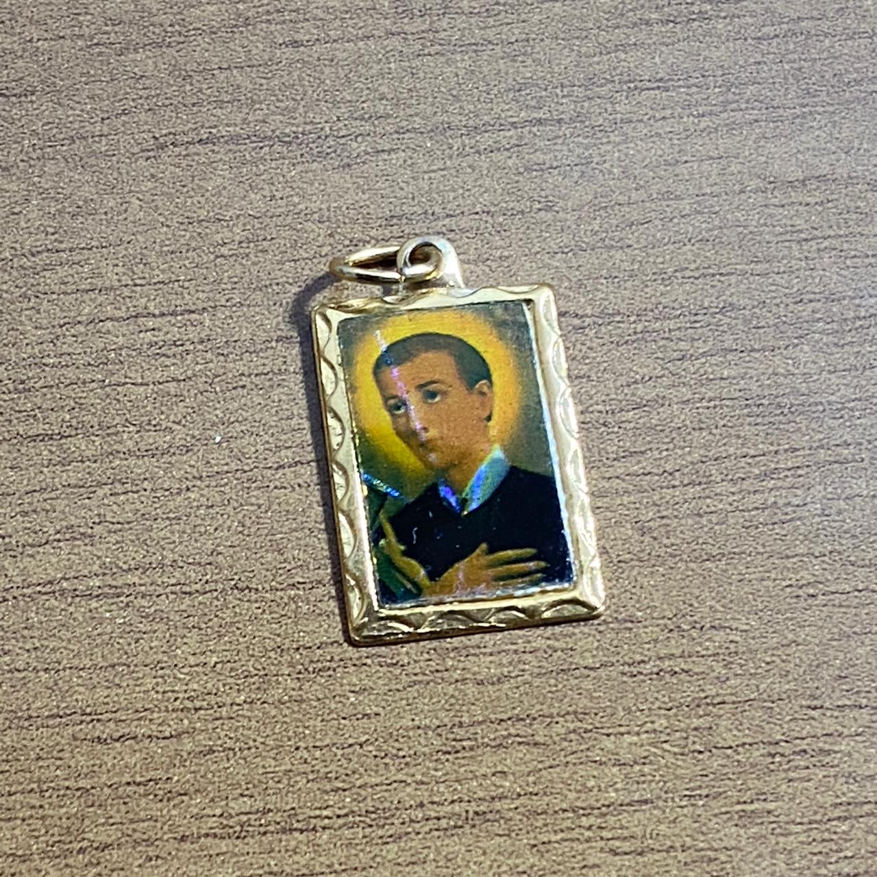 MEDALHA ALUMINIO QUADRADA SÃO GERALDO  (12UNIDADES)