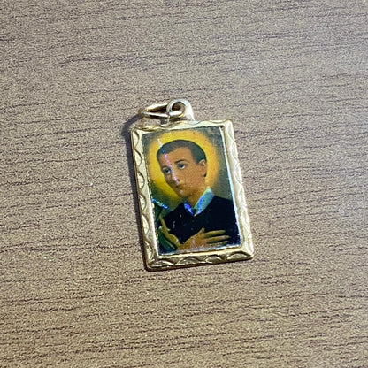 MEDALHA ALUMINIO QUADRADA SÃO GERALDO  (12UNIDADES)