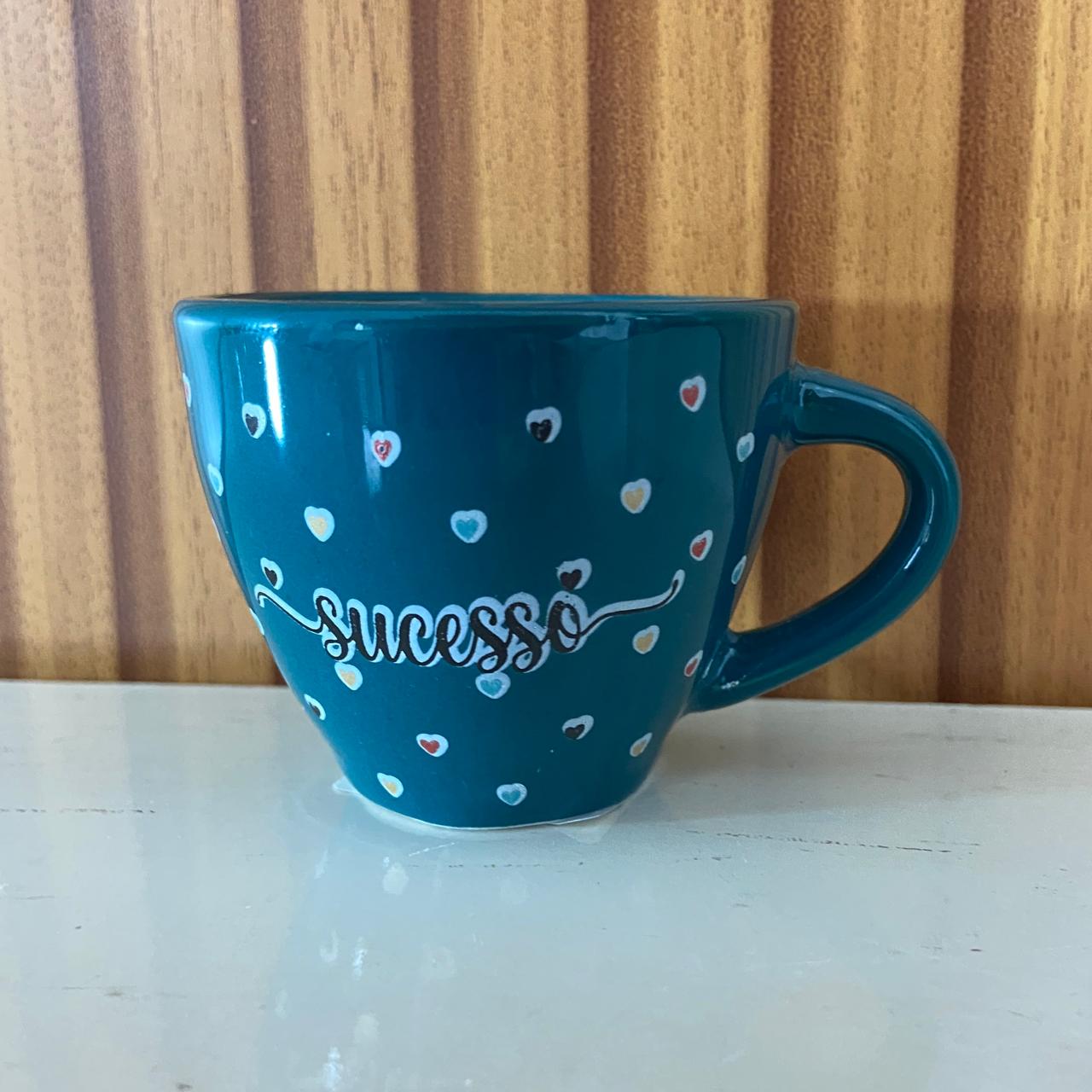 XÍCARA COQUINHO VERDE MOD2 SUCESSO (1 UNIDADE)