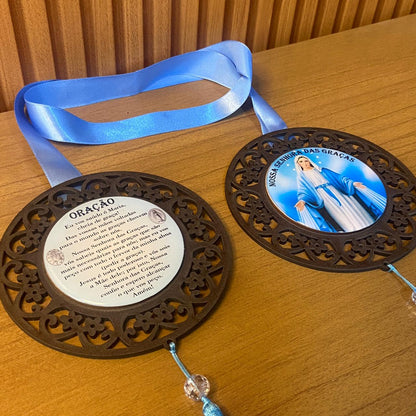 ESCAPULÁRIO DE PORTA TABACO NOSSA SENHORA DAS GRAÇAS (1 UNIDADE)