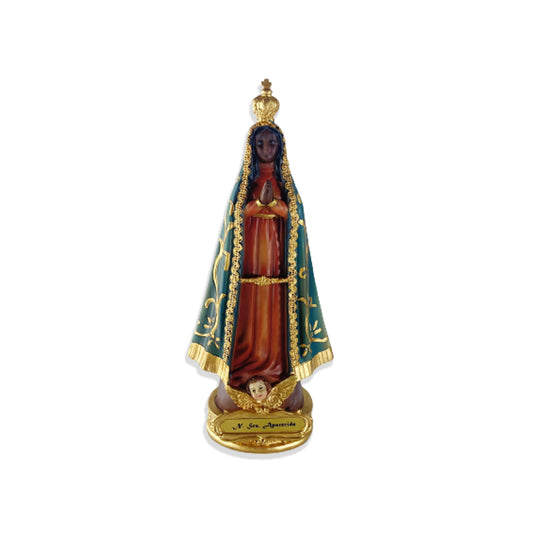 IMAGEM DE RESINA IMPORTADA NOSSA SENHORA APARECIDA 22CM (1 UNIDADE)