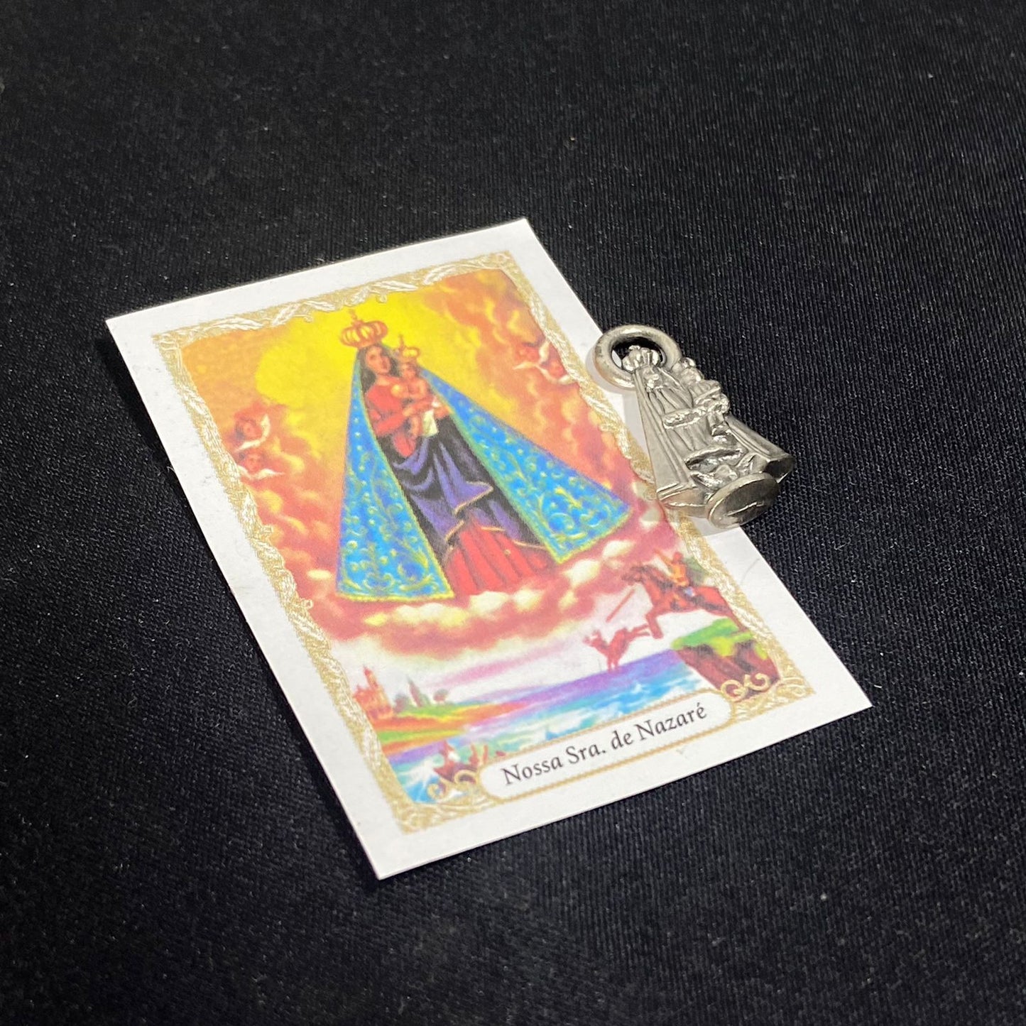 SANTO CHUMBO DE BOLSO NOSSA SENHORA DE NAZARÉ (12 UNIDADES)