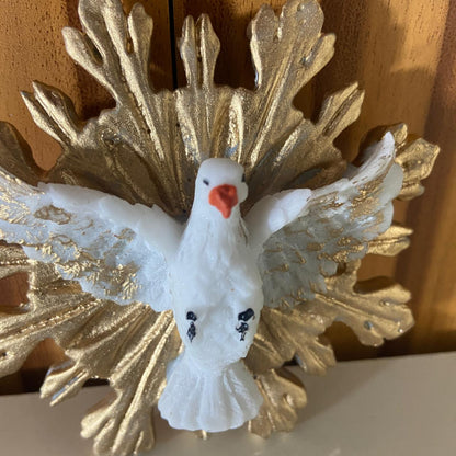 IMAGEM DE RESINA NACIONAL DIVINO ESPIRITO SANTO 09CM (1 UNIDADE)