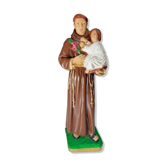 IMAGEM DE GESSO SANTO ANTÔNIO 29CM (1 UNIDADE)