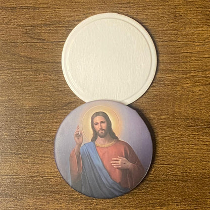 ESPELHO DE BOLSA JESUS CRISTO ( 3 UNIDADES )