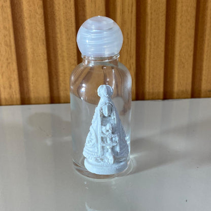 PORTA AGUA BENTA DE VIDRO NOSSA SENHORA APARECIDA 50ML (1 UNIDADE)