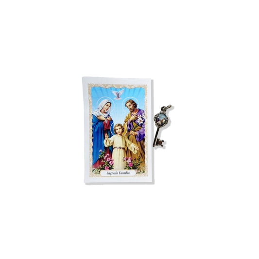 CHAVE MEDALHA PÍCOLA SAGRADA FAMILIA (12 UNIDADES)