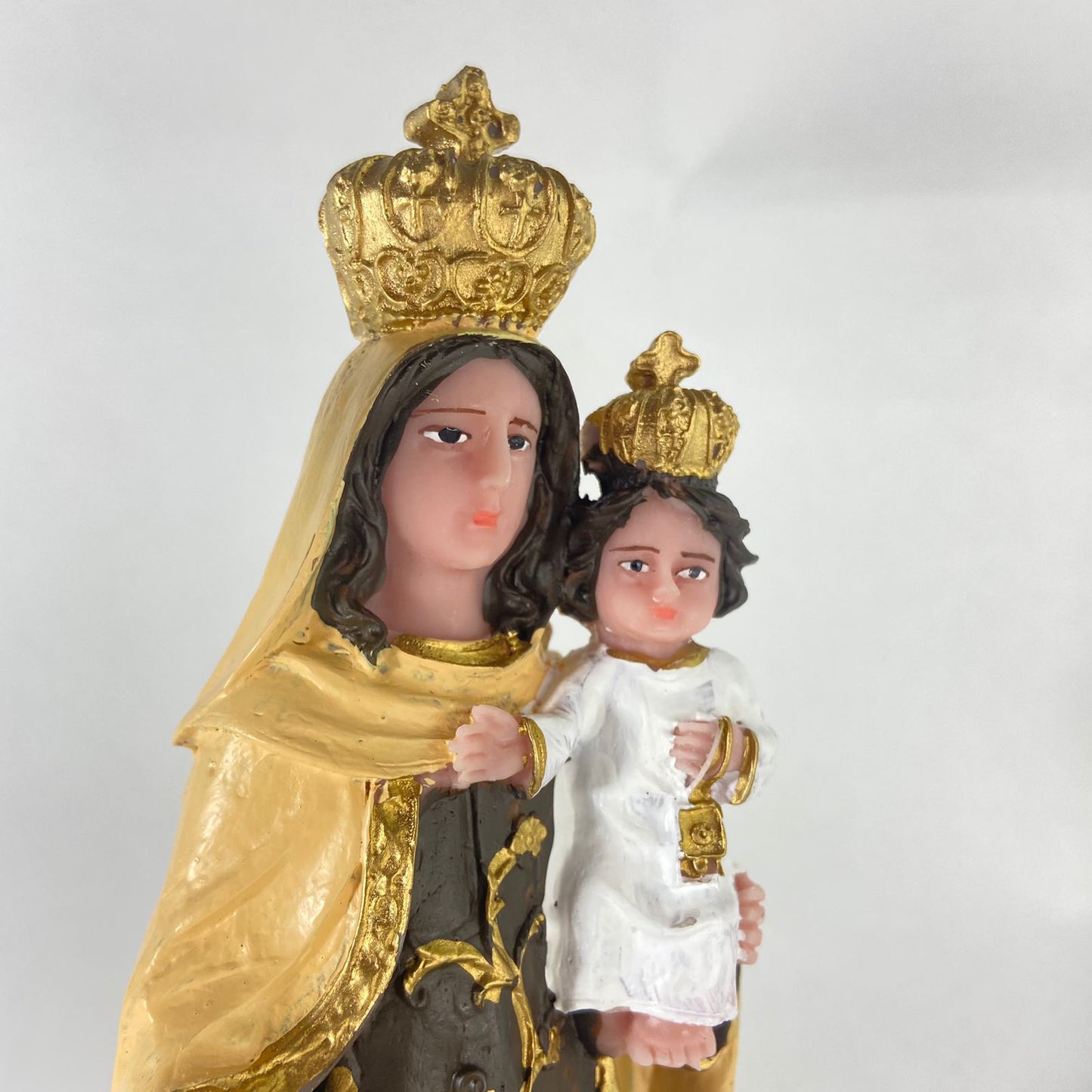 IMAGEM DE RESINA NACIONAL NOSSA SENHORA DO CARMO 21CM (1 UNIDADE)