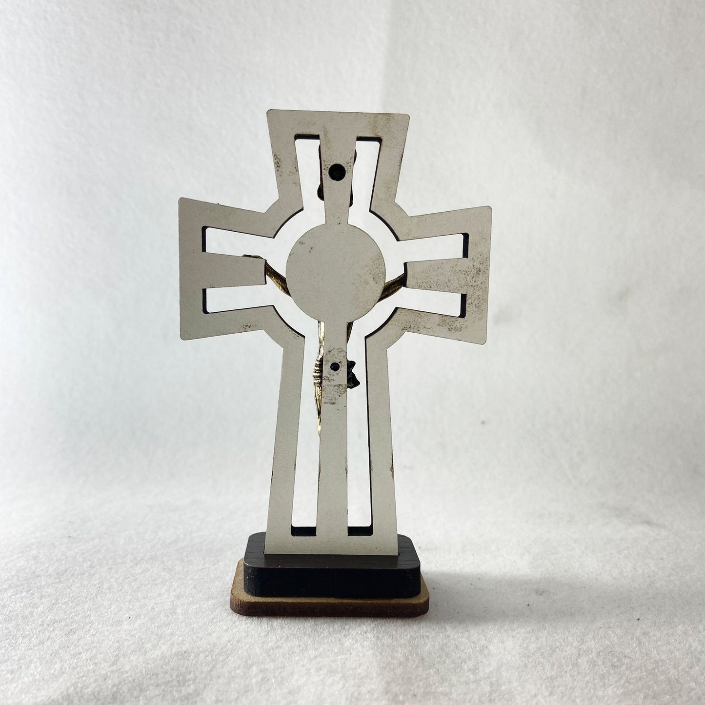 CRUCIFIXO MDF DE MESA 10CM (1 UNIDADE)