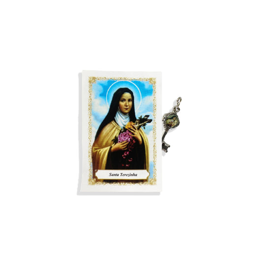 CHAVE MEDALHA PÍCOLA SANTA TERESINHA (12 UNIDADES)