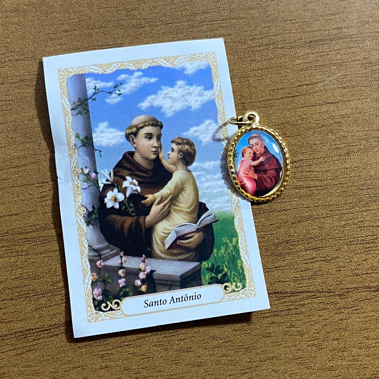 MEDALHA ALUMINIO SANTO ANTÔNIO (36 UNIDADES)