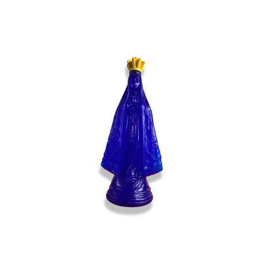 GARRAFA PORTA AGUA BENTA NOSSA SENHORA APARECIDA AZUL 350ML (1 UNIDADE)