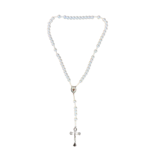TERÇO PÉROLA SÃO CRISTÓVÃO 8MM (1 UNIDADE)