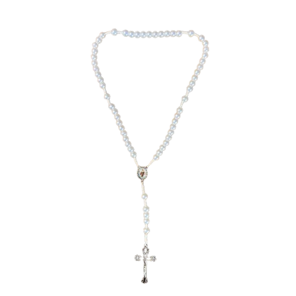 TERÇO PÉROLA SÃO CRISTÓVÃO 8MM (1 UNIDADE)