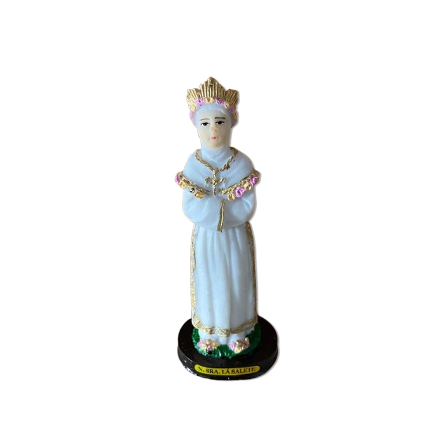IMAGEM DE RESINA NACIONAL NOSSA SENHORA DE SALETTE 16CM (1 UNIDADE)