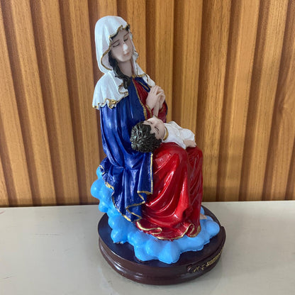 IMAGEM DE RESINA NACIONAL NOSSA SENHORA DA DIVINA PROVIDÊNCIA 19CM (1 UNIDADE)