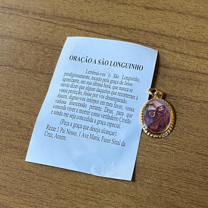 MEDALHA ALUMINIO SÃO LONGUINHO (36 UNIDADES)