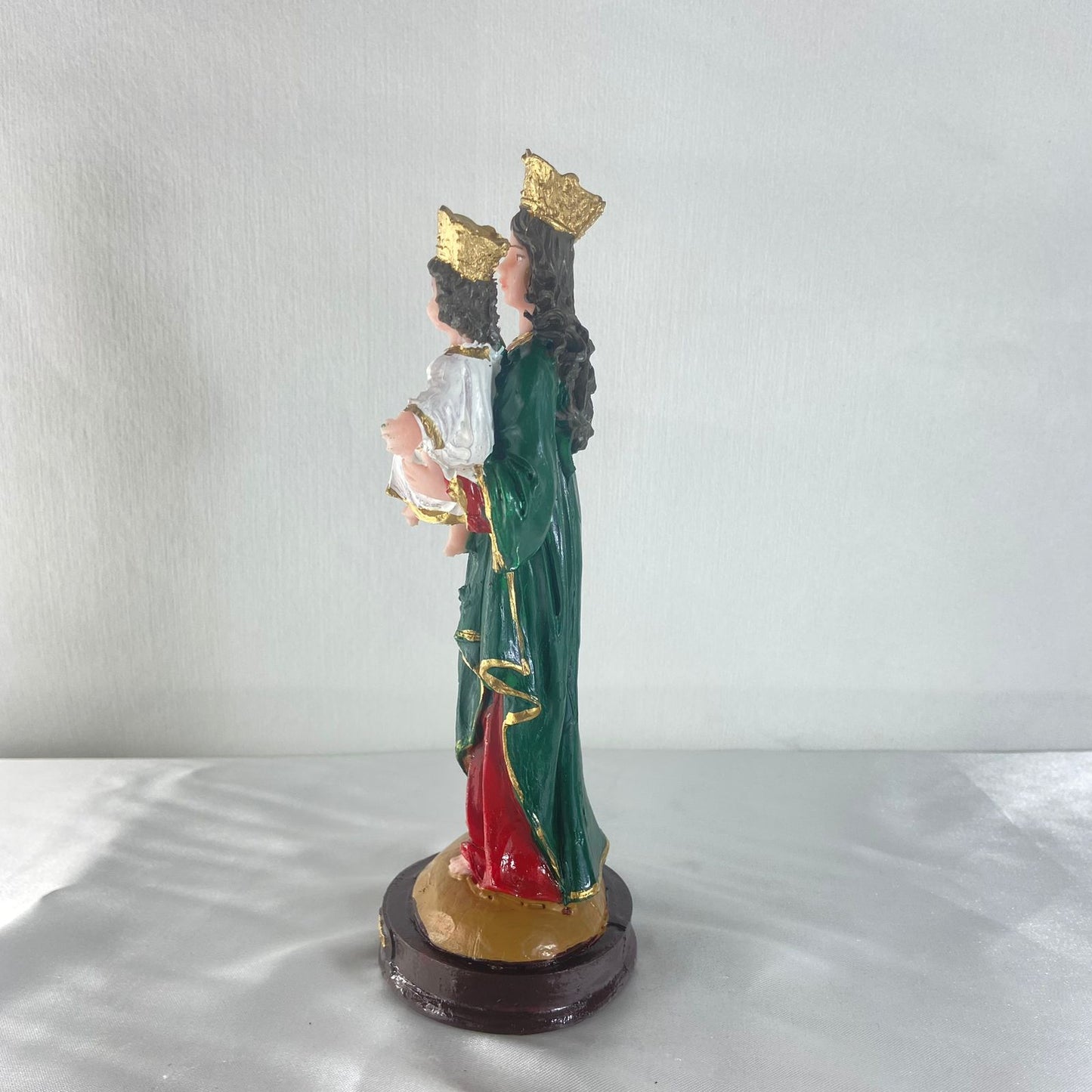 IMAGEM DE RESINA NACIONAL NOSSA SENHORA AUXILIADORA 20CM (1 UNIDADE)