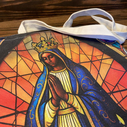 SACOLA DE COMPRAS NOSSA SENHORA APARECIDA 39x34,5CM  - MOD3 (1 UNIDADE)
