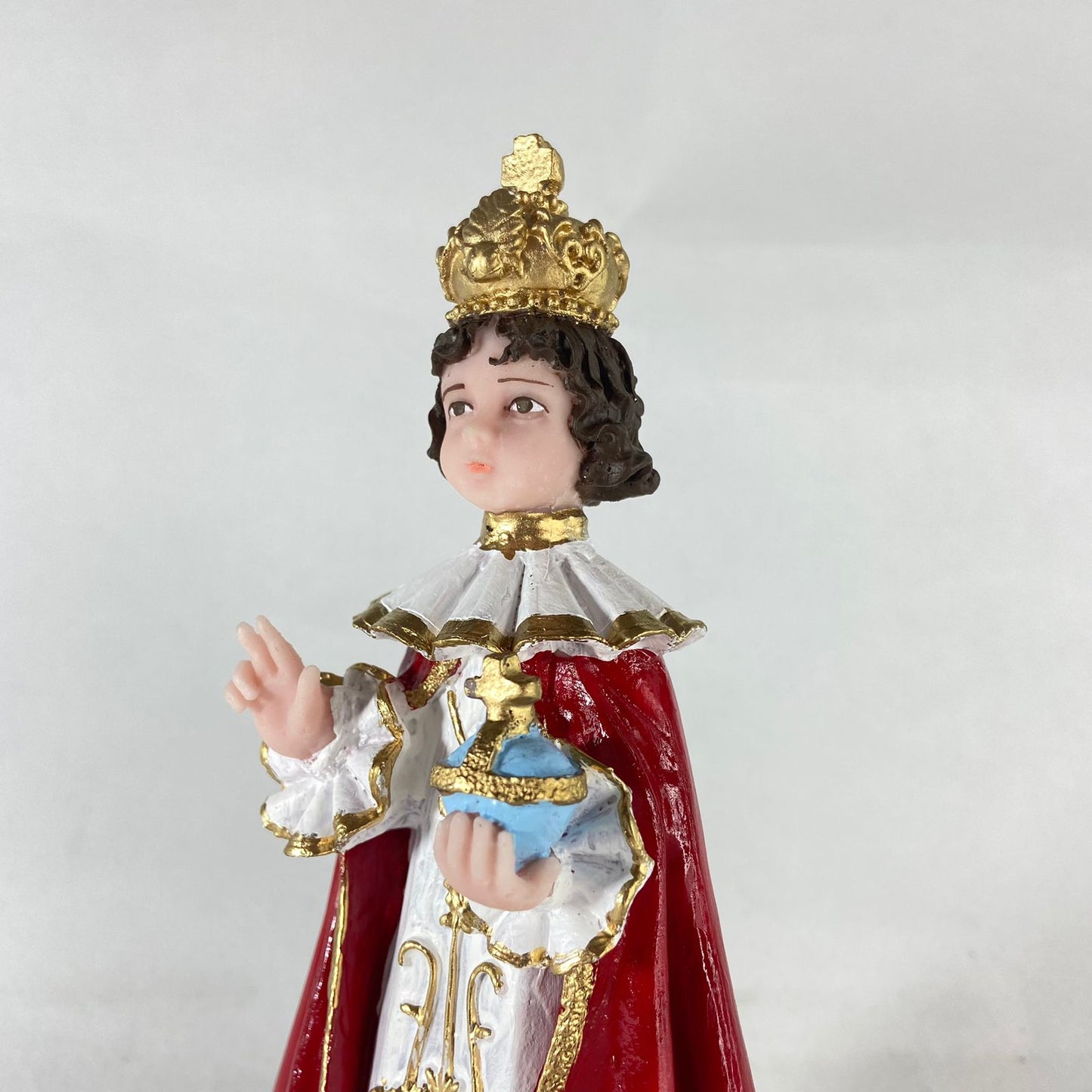 IMAGEM DE RESINA NACIONAL MENINO JESUS DE PRAGA 21CM (1 UNIDADE)