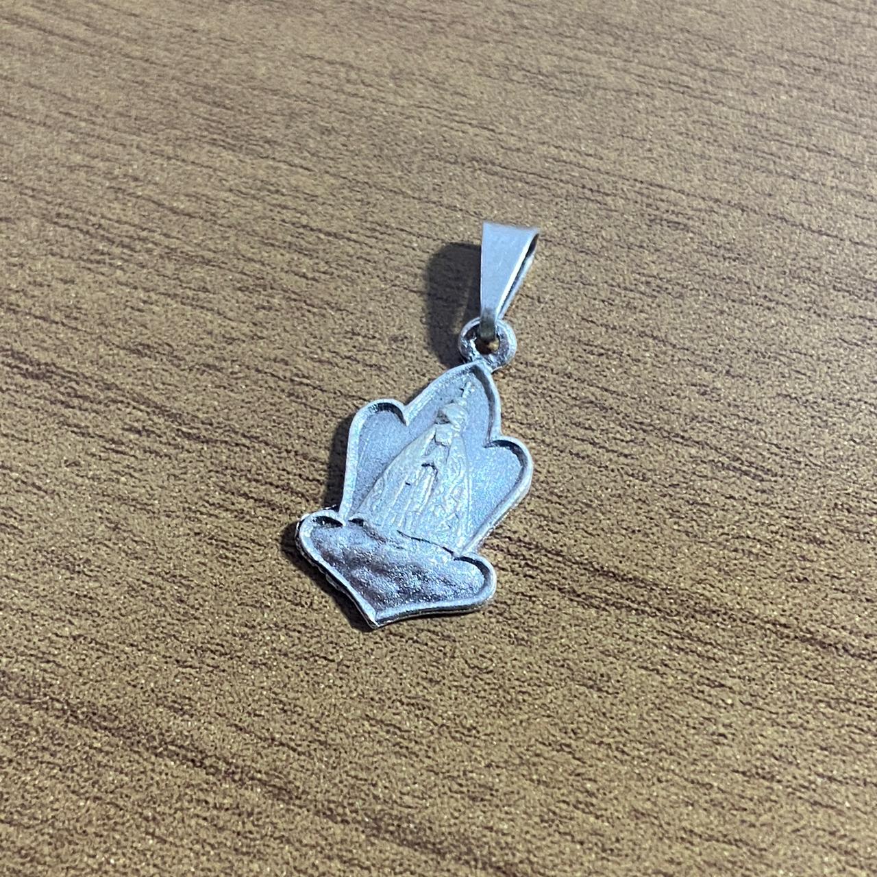 PINGENTE PRATEADA NOSSA SENHORA APARECIDA (6 UNIDADES)