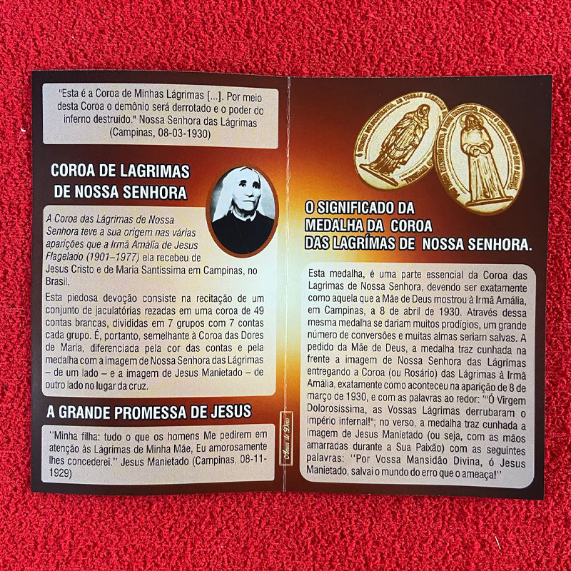 COROA NOSSA SENHORA DAS LÁGRIMAS 8MM (1 UNIDADE)