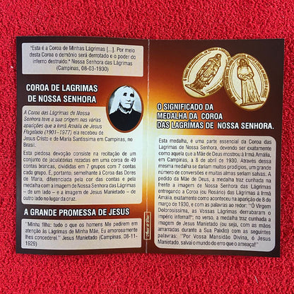 COROA NOSSA SENHORA DAS LÁGRIMAS 8MM (1 UNIDADE)