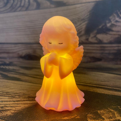 LUMINÁRIA LED ANJINHO ROSA 9,5CM (1 UNIDADE)