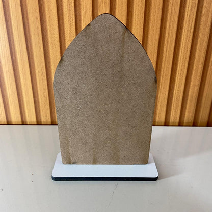 CAPELA MDF VITRAL MÃE RAINHA 18CM (1 UNIDADE)